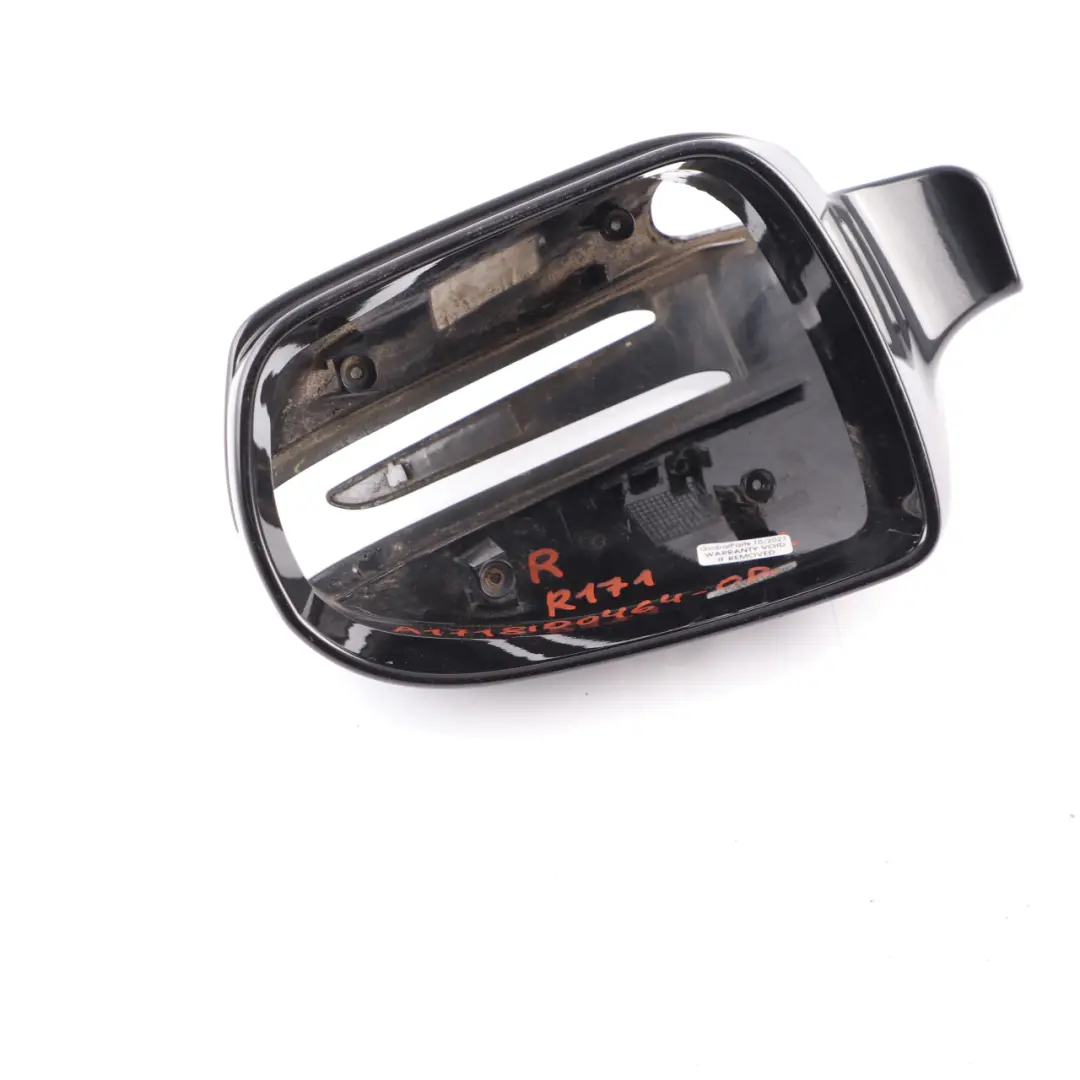 Wing Mirror Cover Mercedes R171 CL203 C219 Right O/S Cap Obsidian Black - 197 to with Part number A1718100464 Wing Mirror Cover Mercedes R171 CL203 C219 Right O/S Cap Obsidian Black - 197 - SKU A1718100464-OB - Part number A1718100464
