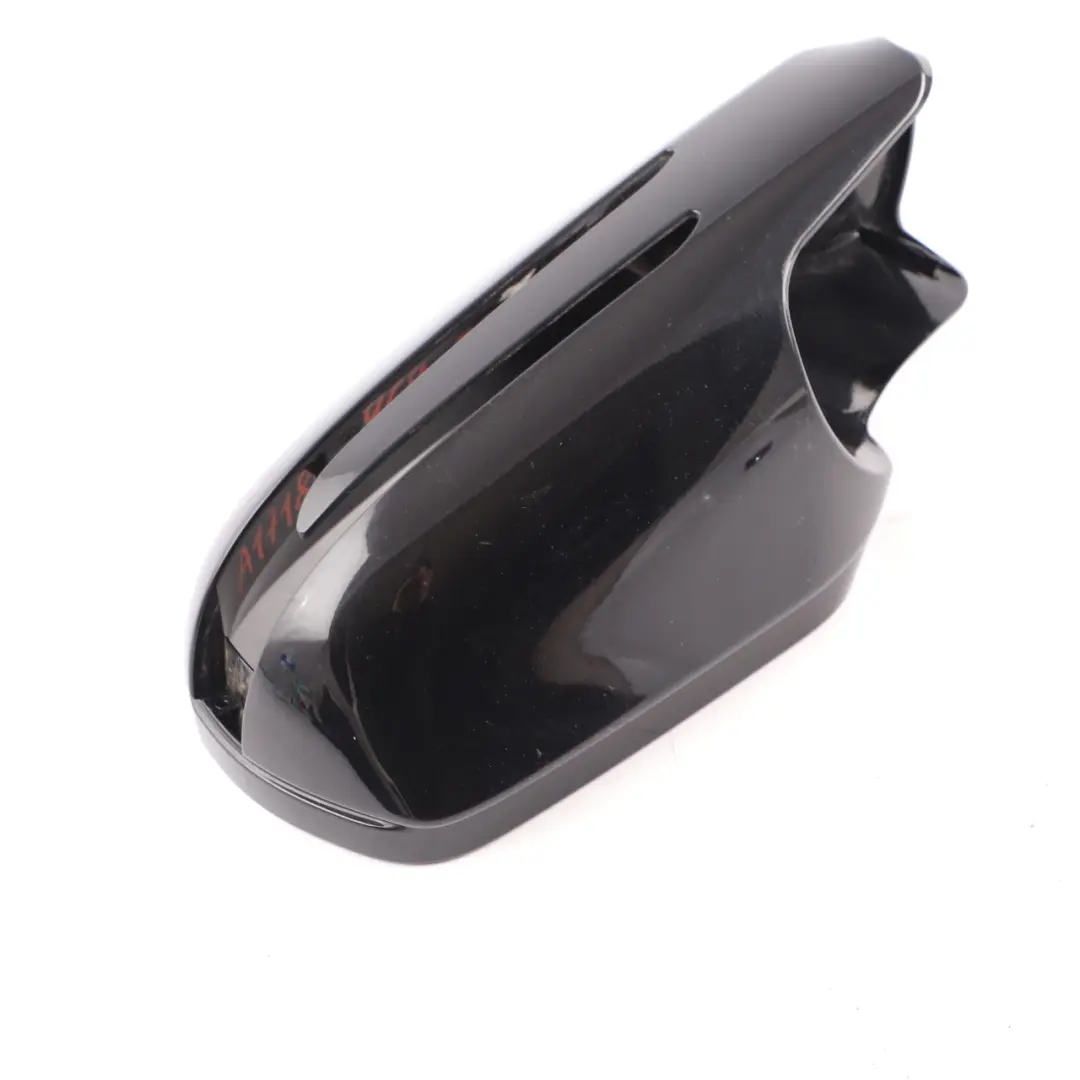  Wing Mirror Cover Mercedes R171 CL203 C219 Right O/S Cap Obsidian Black - 197 - SKU A1718100464-OB - Part number A1718100464
