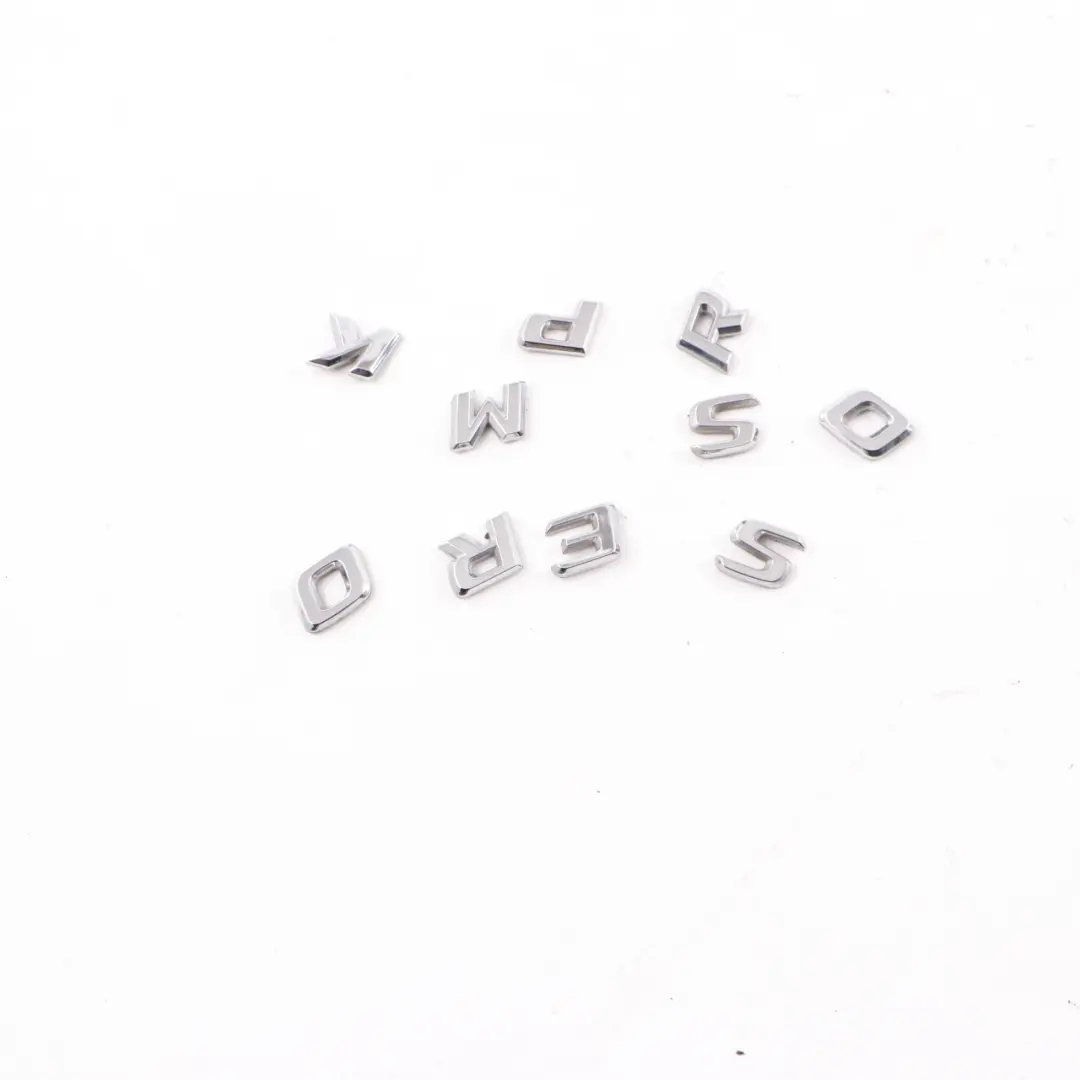 Mercedes SLK R171 Fender Emblem Schriftzug Frontflügel Panel Logo Kompressor - SKU A1718170515 - Teilenummer A1718170515