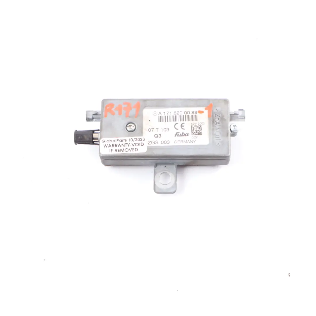 Module de contrôle de l'amplificateur de l'antenne aérienne pour Mercedes SLK R171 à propos du numéro de pièce A1718200089 Mercedes SLK R171 Module de contrôle de l'amplificateur de l'antenne aérienne - SKU A1718200089-1 - Numéro de pièce A1718200089