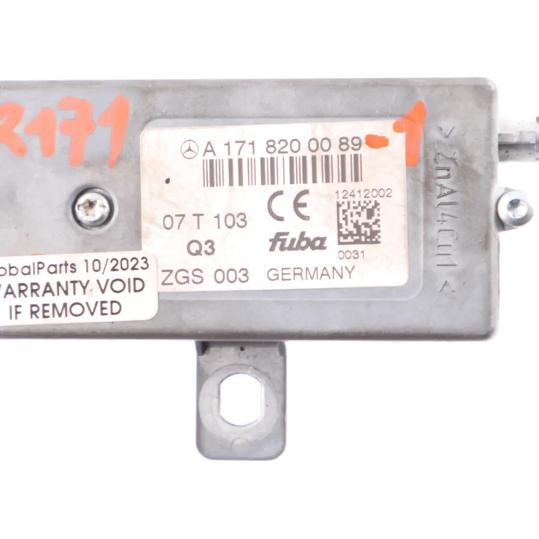 Mercedes SLK R171 Aerial Antenna Amplifier Control Unit Module - SKU A1718200089-1 - Part number A1718200089