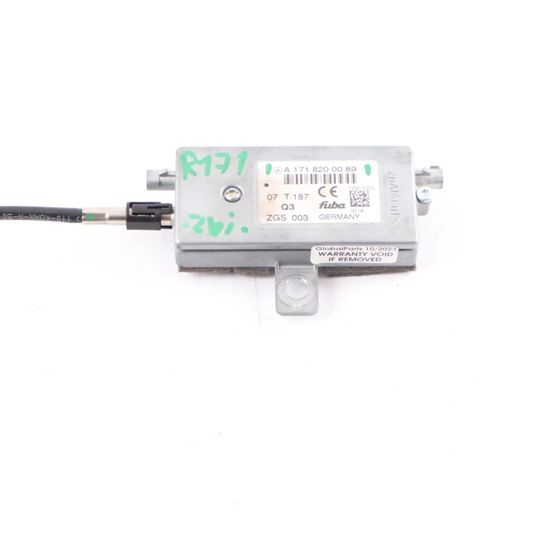 Aerial Antenna Amplifier Control Unit Module to Mercedes SLK R171 with Part number A1718200089 Mercedes SLK R171 Aerial Antenna Amplifier Control Unit Module - SKU A1718200089 - Part number A1718200089