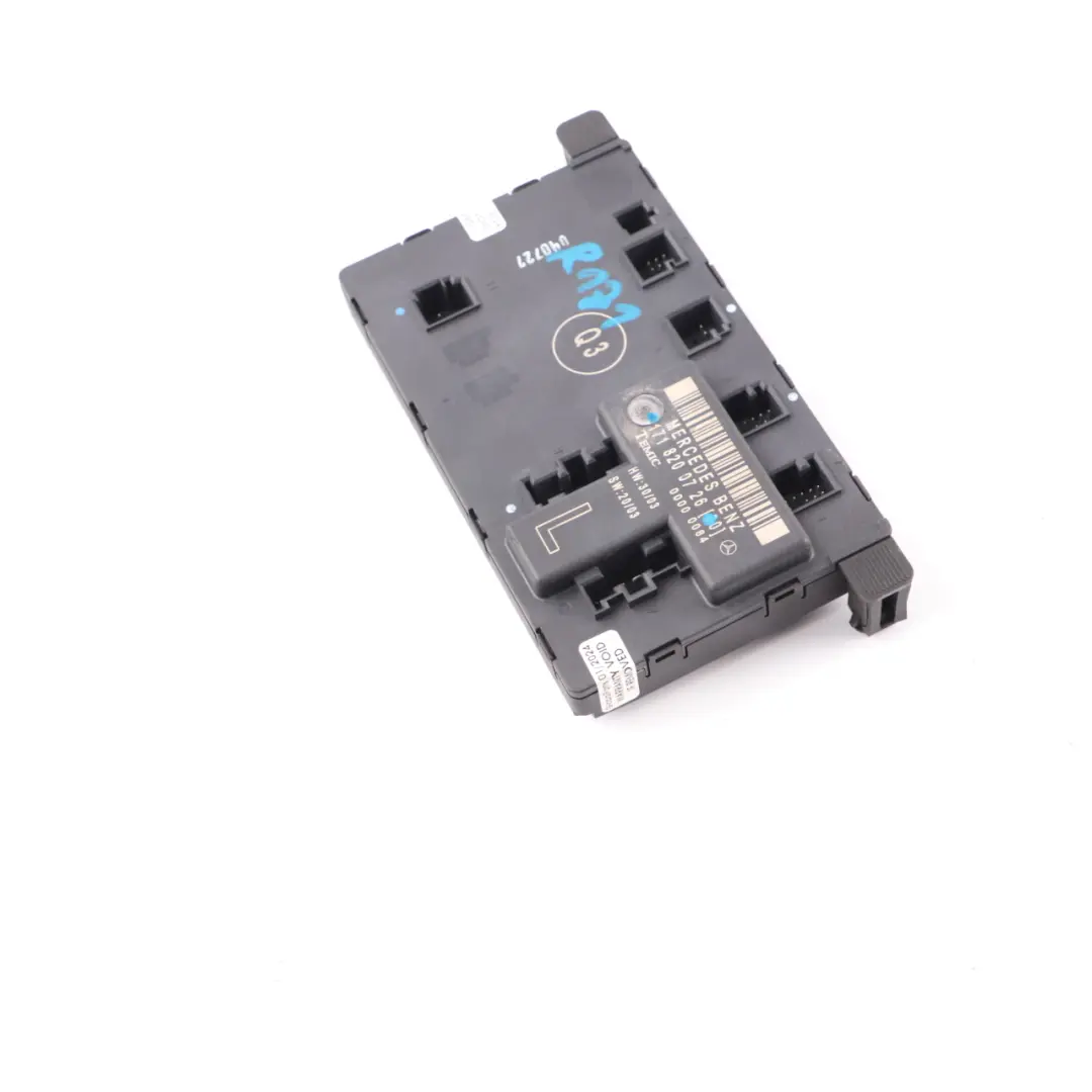 SLK200 Modulo Porta Anteriore Sinistra Unità Modulo di Controllo per Mercedes R171 con numero di parte A1718200726 Mercedes R171 SLK200 Modulo Porta Anteriore Sinistra Unità Modulo di Controllo - SKU A1718200726 - Numero di parte A1718200726