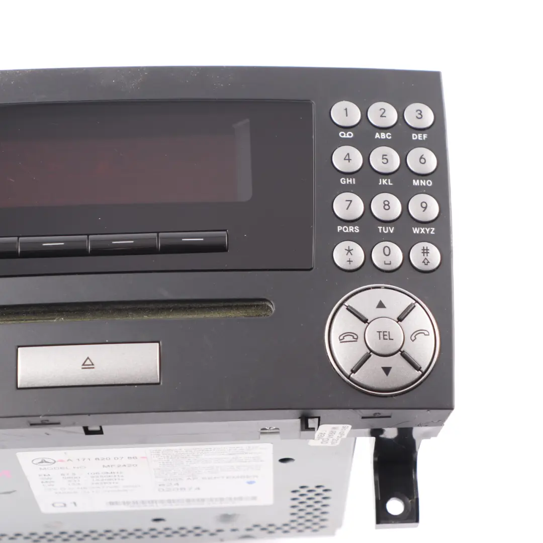 Mercedes SLK R171 Stereoradio CD-Player Hauptgerät - SKU A1718200786 - Teilenummer A1718200786