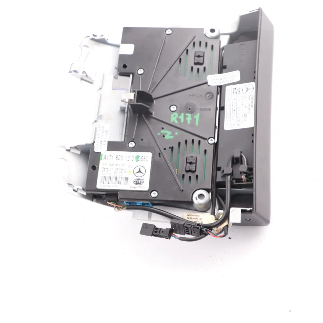 Roof Light Interior Reading Lamp Control Panel to Mercedes SLK R171 with Part number A1718201201 Mercedes SLK R171 Roof Light Interior Reading Lamp Control Panel - SKU A1718201201-1 - Part number A1718201201