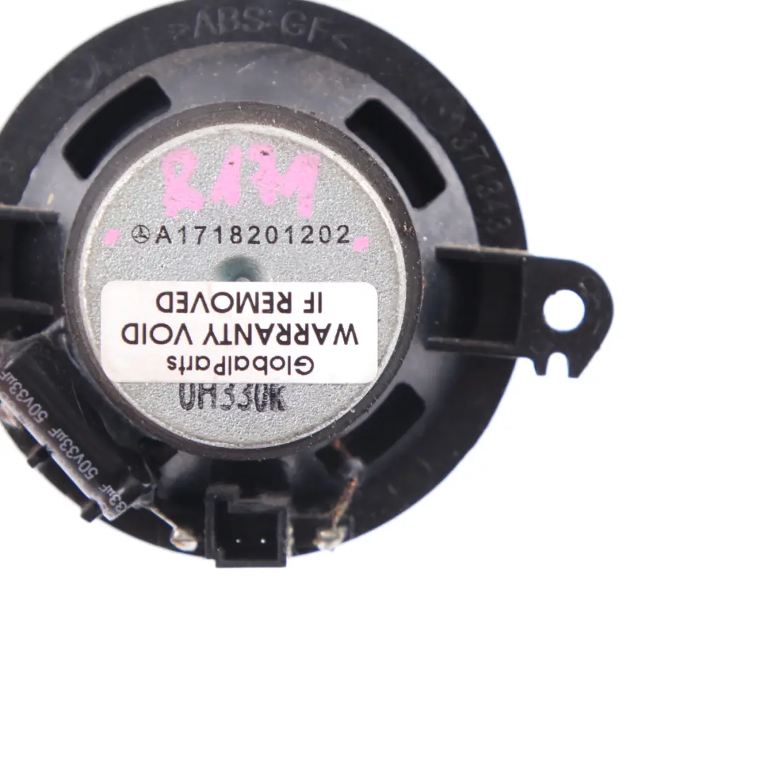 Audio Altoparlante posteriore destro per Mercedes SLK R171 con numero di parte A1718201202 Mercedes SLK R171 Audio Altoparlante posteriore destro - SKU A1718201202 - Numero di parte A1718201202