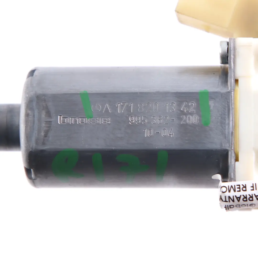 Door Window Motor Regulator Drive Front Left N/S to Mercedes SLK R171 with Part number A1718201342 Mercedes SLK R171 Door Window Motor Regulator Drive Front Left N/S - SKU A1718201342 - Part number A1718201342