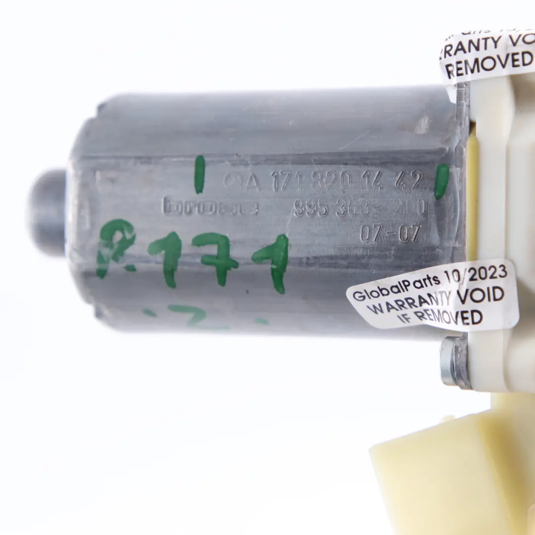 Fensterhebermotor Vorne Rechts Antriebseinheit für Mercedes SLK R171 mit Teilenummer A1718201442 Mercedes SLK R171 Fensterhebermotor Vorne Rechts Antriebseinheit - SKU A1718201442 - Teilenummer A1718201442