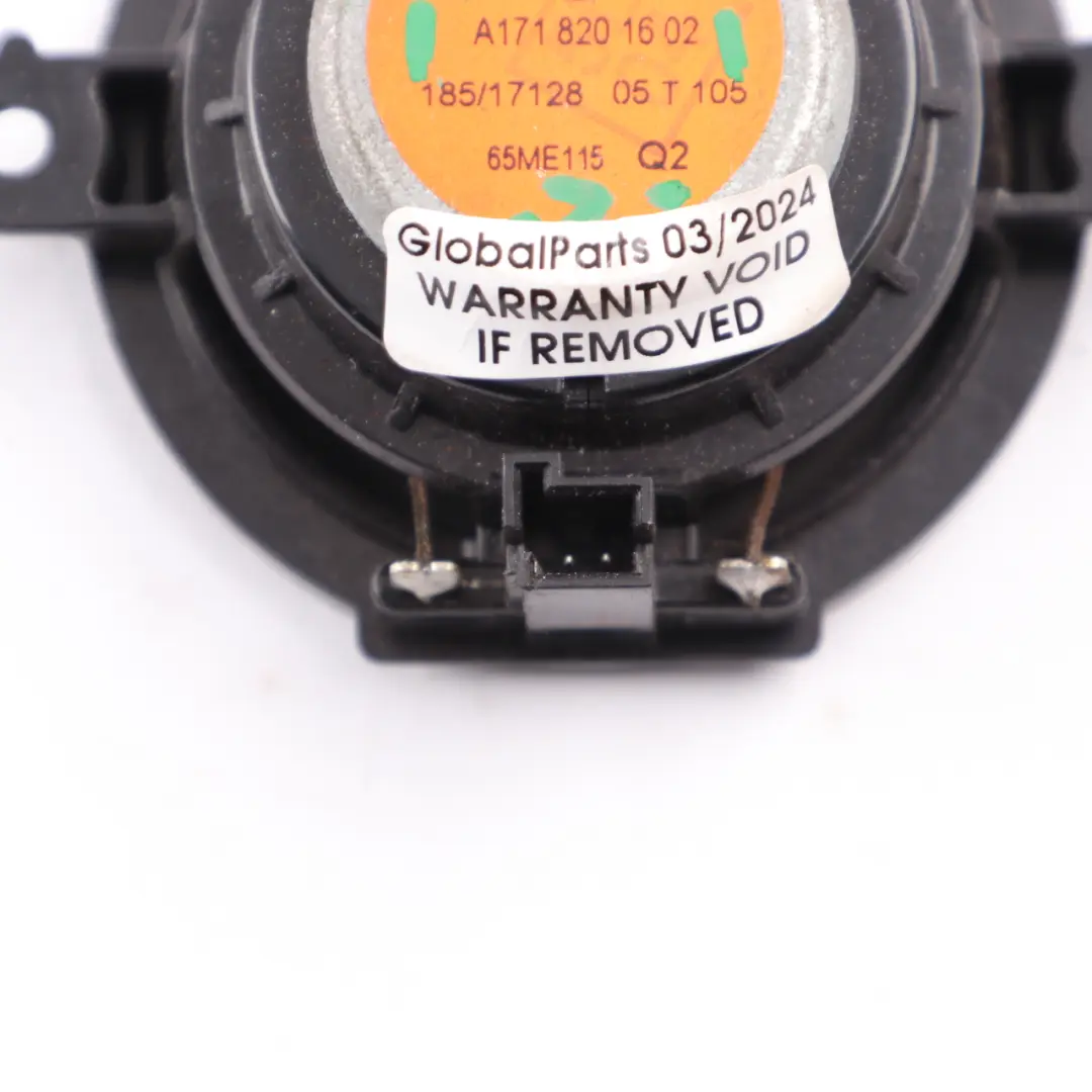 Mercedes SLK R171 Audio Sonido Altavoz Trasero Derecho A1718201202 - SKU A1718201602 - Número de pieza A1718201602