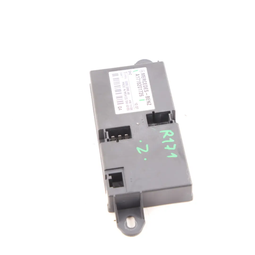 Sedile riscaldato Riscaldamento Modulo controllo ECU per Mercedes R171 con numero di parte A1718201726 Mercedes R171 Sedile riscaldato Riscaldamento Modulo controllo ECU - SKU A1718201726 - Numero di parte A1718201726