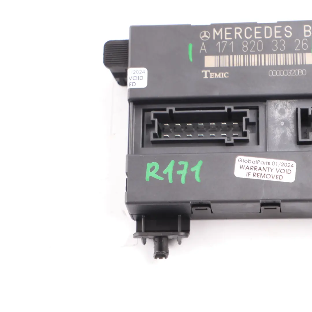 Mercedes R171 Convertible Plegable Top Unidad Control Soft Módulo - SKU A1718203326 - Número de pieza A1718203326