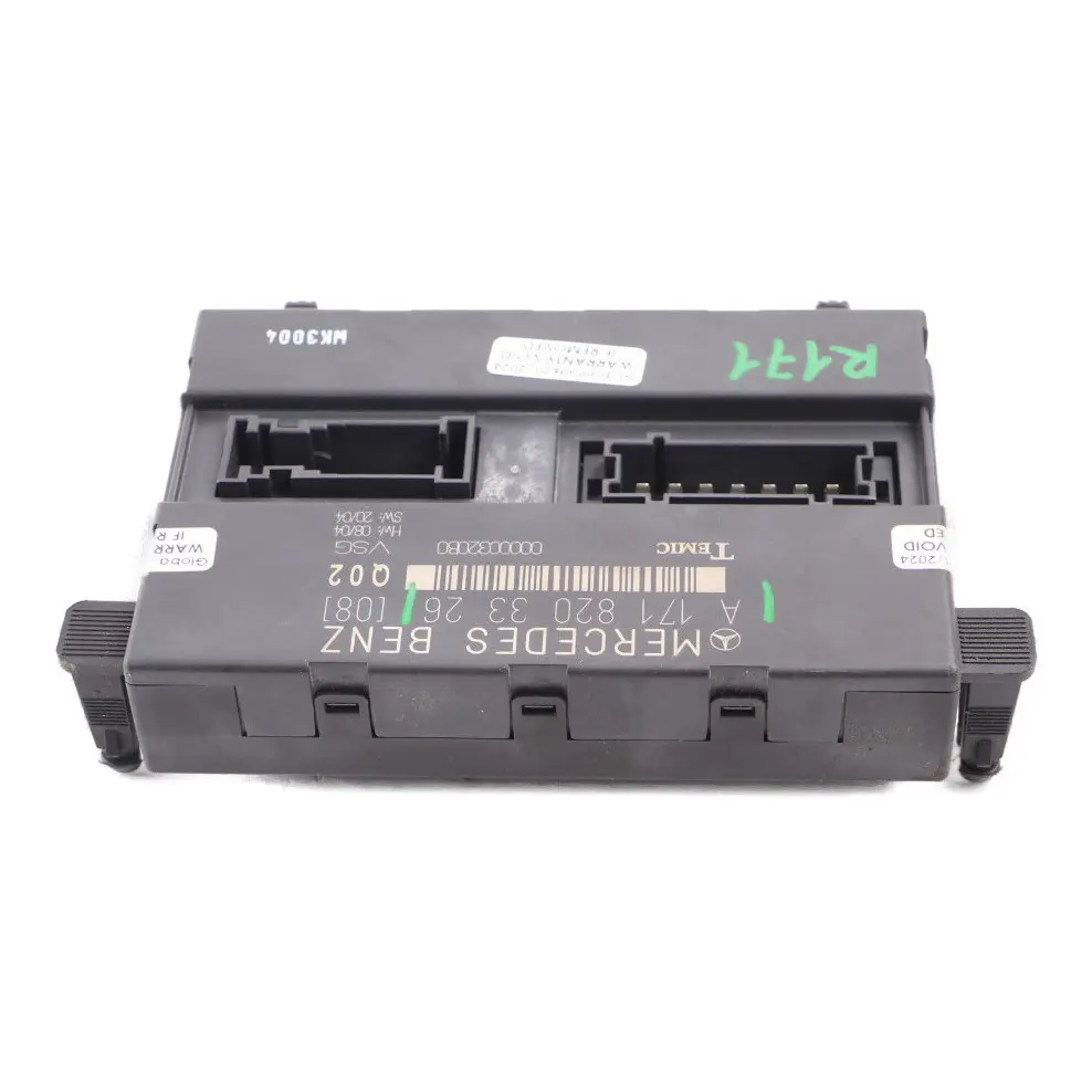 Module commande capote pour Mercedes R171 Cabriolet à propos du numéro de pièce A1718203326 Mercedes R171 Cabriolet Module commande capote - SKU A1718203326 - Numéro de pièce A1718203326