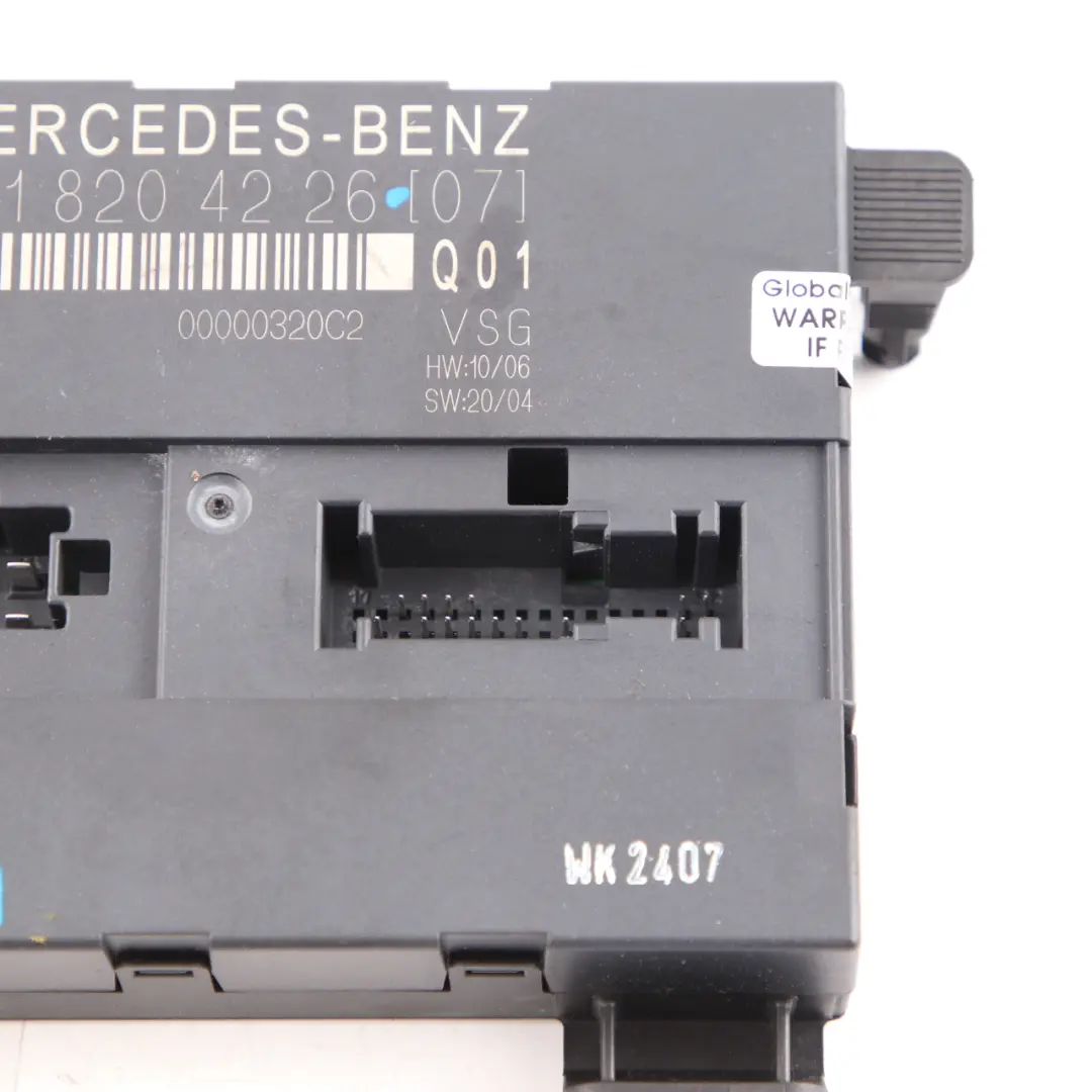 Techo Convertible Unidad De Control Módulo ECU para Mercedes R171 con número de pieza A1718204226 Mercedes R171 Techo Convertible Unidad De Control Módulo ECU - SKU A1718204226 - Número de pieza A1718204226
