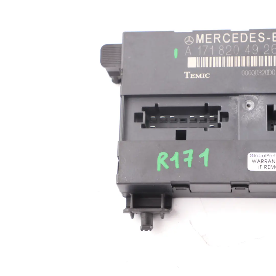 Mercedes SLK R171 Roadster Soft Top Tetto Apribile Modulo Controllo - SKU A1718204926 - Numero di parte A1718204926