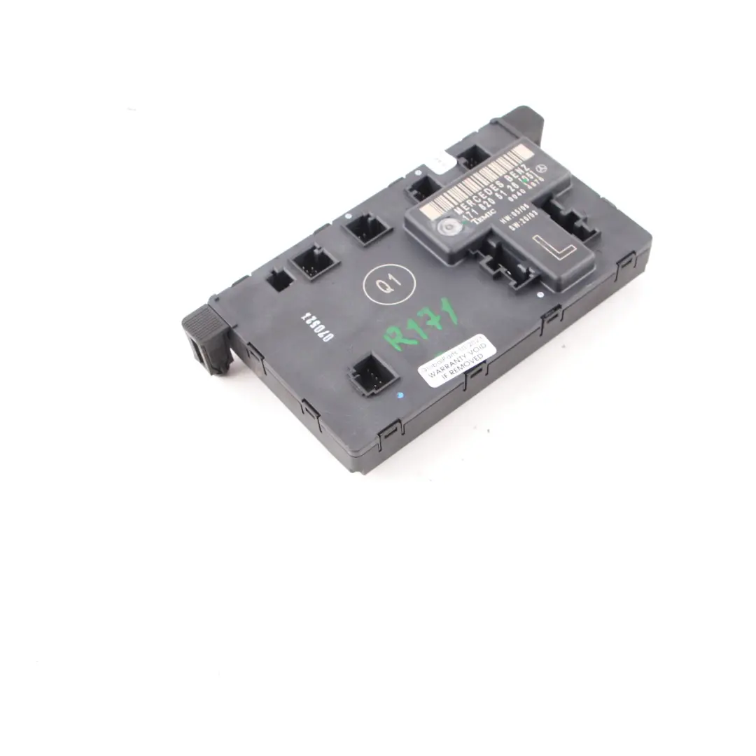 Door Module Front Left N/S Control Unit ECU to Mercedes SLK R171 with Part number A1718205126 Mercedes SLK R171 Door Module Front Left N/S Control Unit ECU - SKU A1718205126 - Part number A1718205126