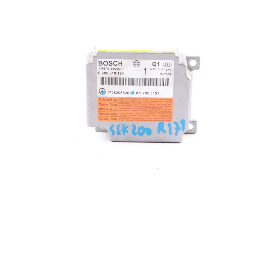 Mercedes SLK R171 Air Module Bag SRS Control Unit ECU - SKU A1718205826 - Part number A1718205826