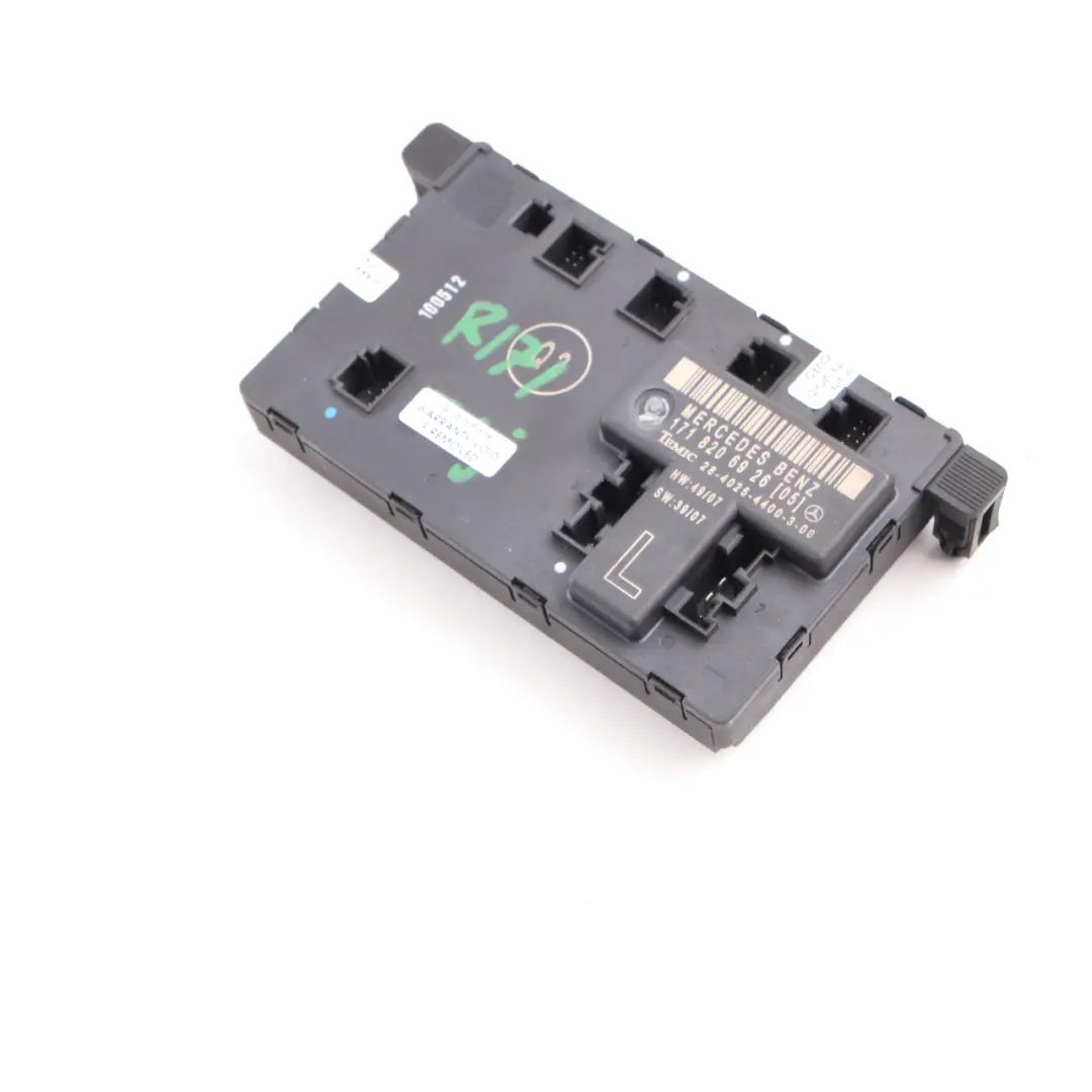 Türmodul Vorne Links Steuermodul für Mercedes SLK R171 mit Teilenummer A1718206926 Mercedes SLK R171 Türmodul Vorne Links Steuermodul - SKU A1718206926 - Teilenummer A1718206926