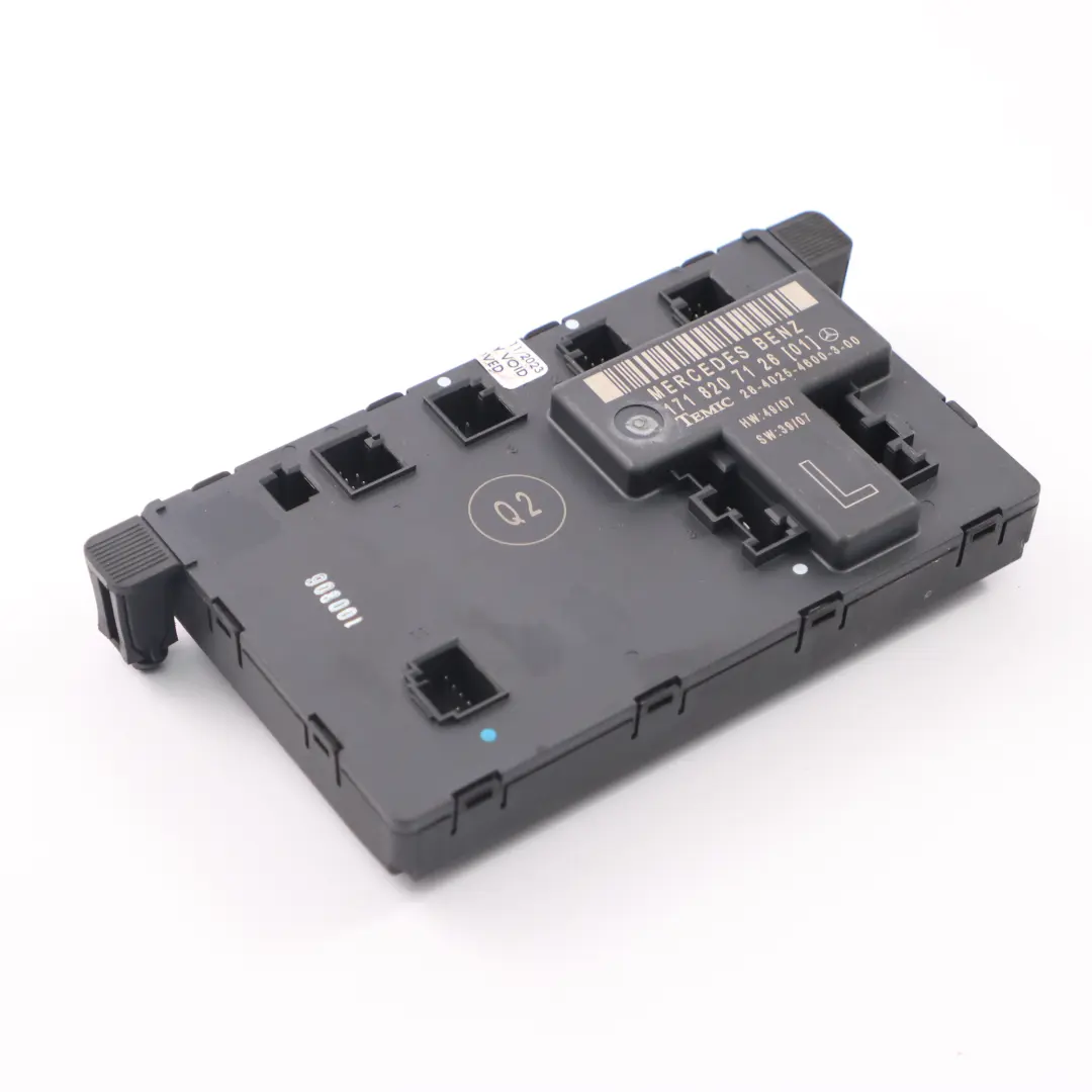 Moduł Drzwi Lewy Przód ECU do Mercedes SLK R171 o numerze A1718207126 Mercedes SLK R171 Moduł Drzwi Lewy Przód ECU - SKU A1718207126 - Numer Części A1718207126