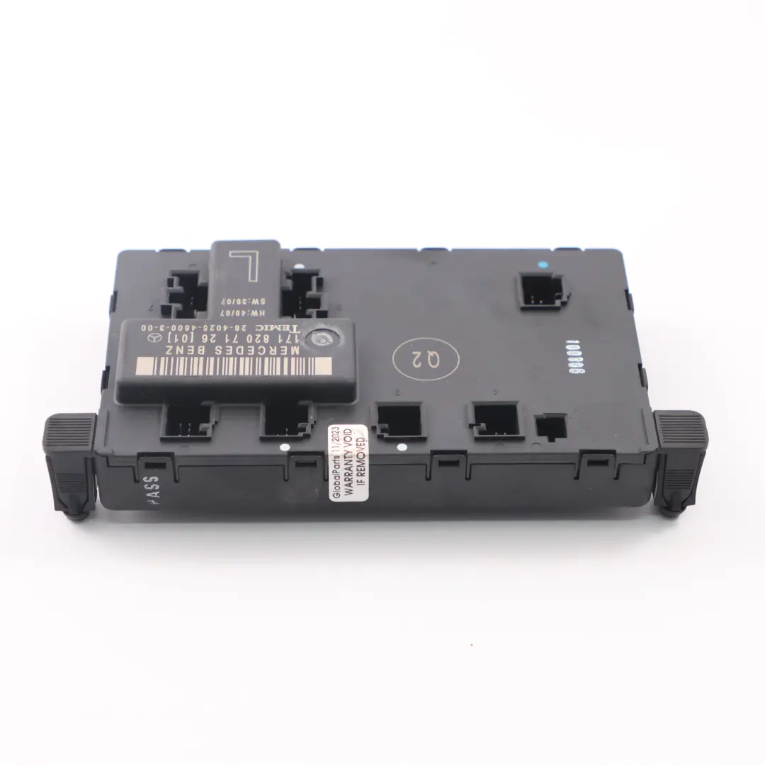 Module De Porte Avant Gauche Unité De Contrôle ECU pour Mercedes SLK R171 à propos du numéro de pièce A1718207126 Mercedes SLK R171 Module De Porte Avant Gauche Unité De Contrôle ECU - SKU A1718207126 - Numéro de pièce A1718207126