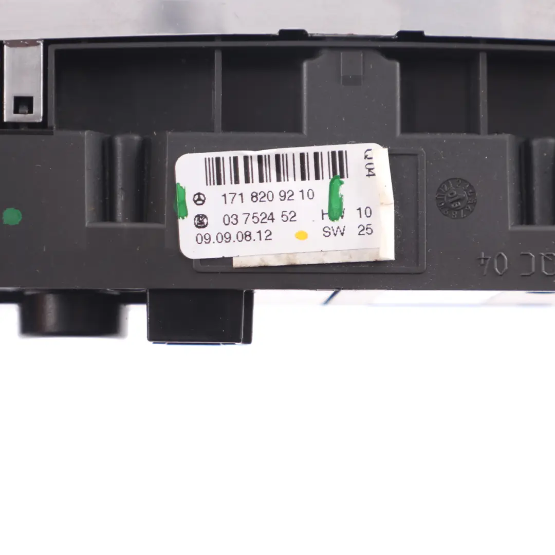 Dashboard Panel Mercedes R171 Switch Button Select Control Unit to with Part number A1718209210 Dashboard Panel Mercedes R171 Switch Button Select Control Unit - SKU A1718209210 - Part number A1718209210