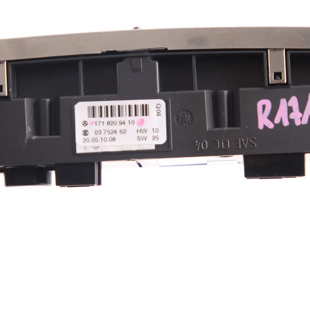 Switch Panel Centre Console ESP PDC Lock Hazard to Mercedes SLK R171 with Part number A1718209410 Mercedes SLK R171 Switch Panel Centre Console ESP PDC Lock Hazard - SKU A1718209410 - Part number A1718209410