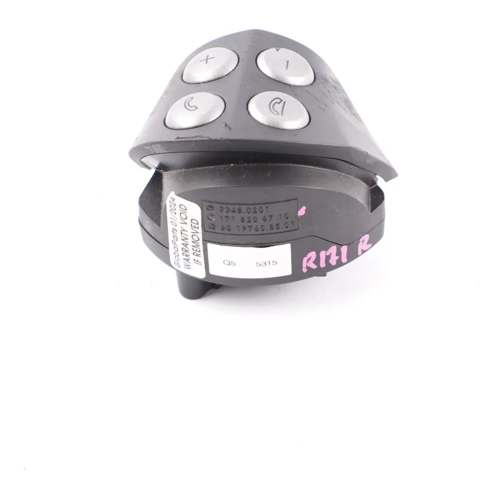 Lenkradschalter Mercedes R171 W203 Multifunktion Rechts A1718206710 für mit Teilenummer A1718209610 Lenkradschalter Mercedes R171 W203 Multifunktion Rechts A1718206710 - SKU A17182096710 - Teilenummer A1718209610