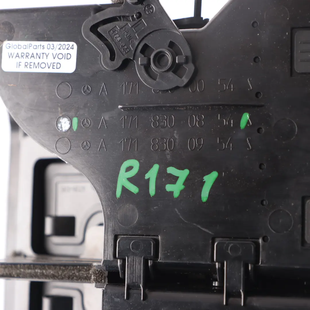 Vent A/C Dashboard Dash Center Grill Black to Mercedes SLK R171 Air with Part number A1718300854 Mercedes SLK R171 Air Vent A/C Dashboard Dash Center Grill Black - SKU A1718300854 - Part number A1718300854