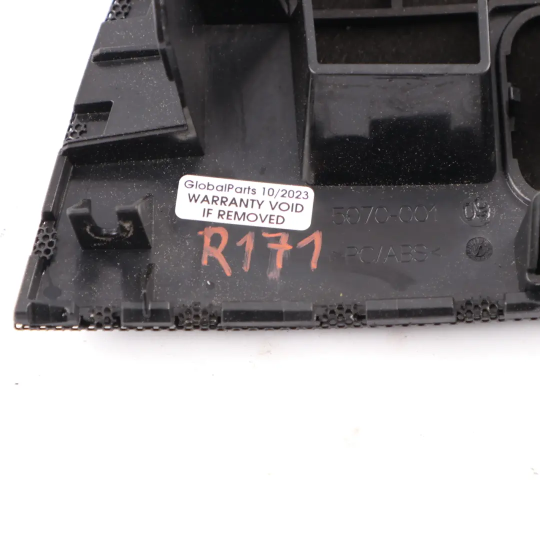 Dashboard Dash Center Grille Speaker Cover Black A1716801036 to Mercedes SLK R171 with Part number A1718301354 Mercedes SLK R171 Dashboard Dash Center Grille Speaker Cover Black A1716801036 - SKU A1718301354-1 - Part number A1718301354