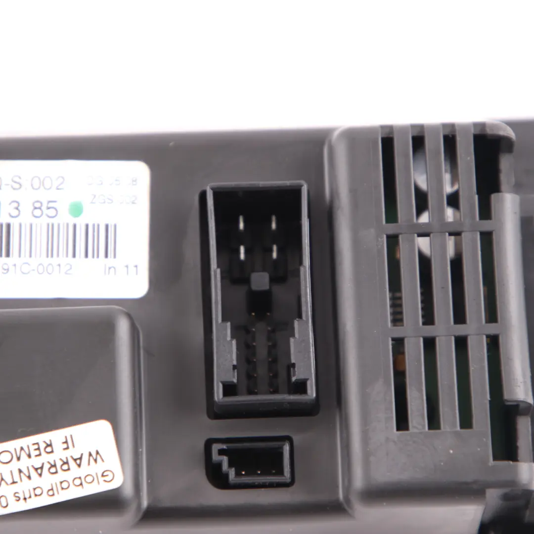 Mercedes SLK R171 A/C Air Conditioning Control Switch Panel - SKU A1718301385 - Part number A1718301385