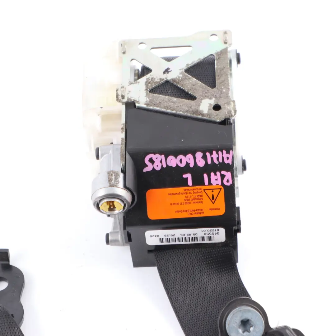 Mercedes R171 Beifahrersicherheitsgurt vorne links schwarz - SKU A1718600185 - Teilenummer A1718600185