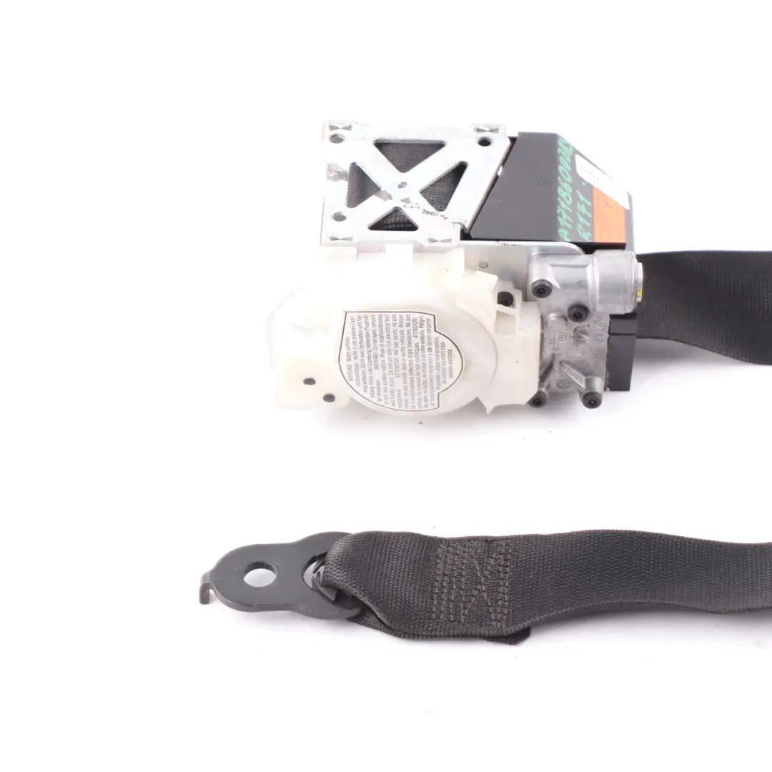 Belt Front Right O/S Upper Belt Black to Mercedes R171 Seat with Part number A1718600285 Mercedes R171 Seat Belt Front Right O/S Upper Belt Black - SKU A1718600285 - Part number A1718600285