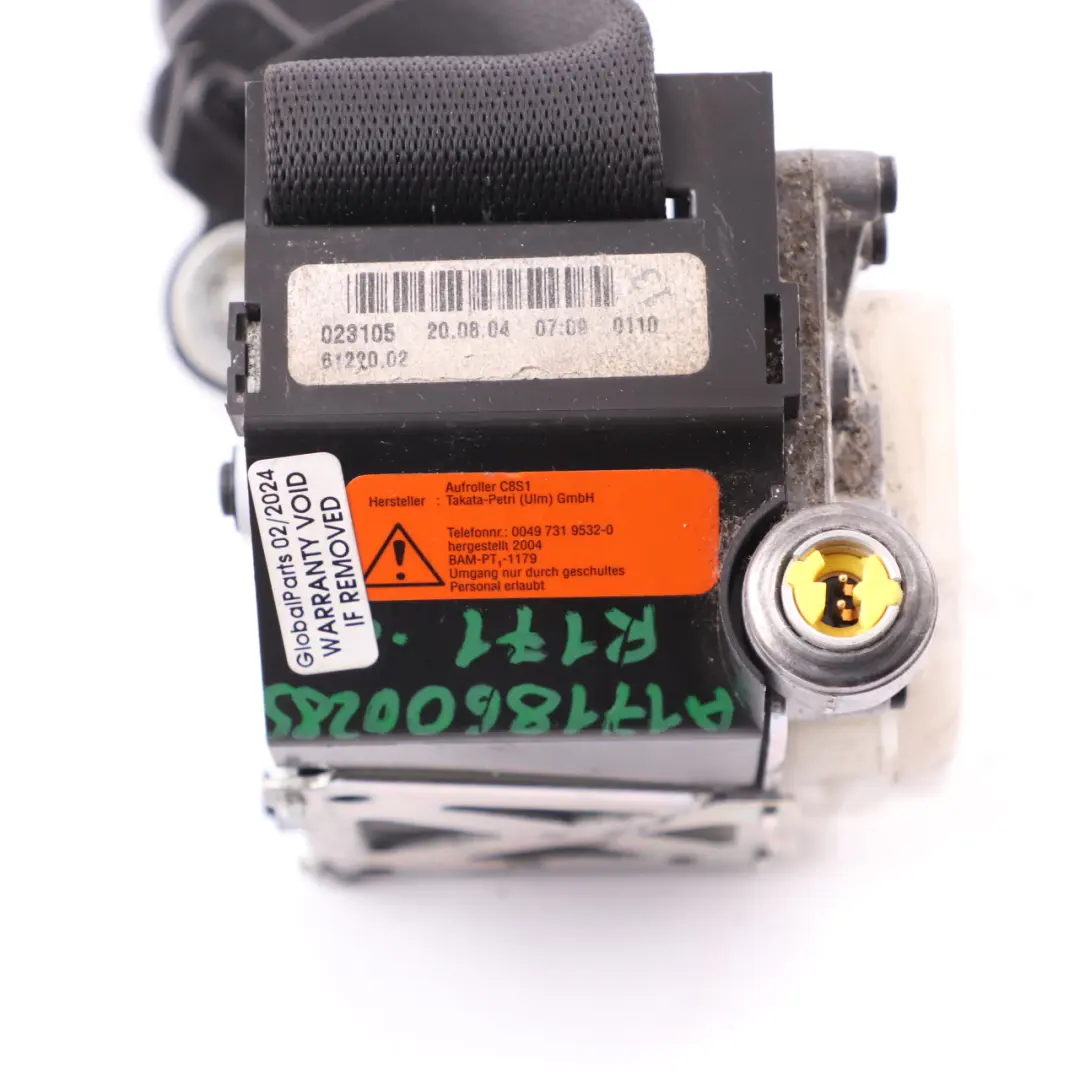 Mercedes R171 Sicherheitsgurt Vorne Rechts Oberer Gurt schwarz - SKU A1718600285 - Teilenummer A1718600285