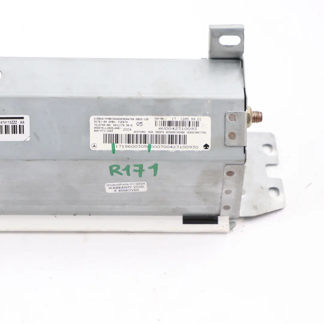 Dashboard Air Module Passenger Side Dash Side SRS to Mercedes SLK R171 with Part number A1718600305 Mercedes SLK R171 Dashboard Air Module Passenger Side Dash Side SRS - SKU A1718600305 - Part number A1718600305