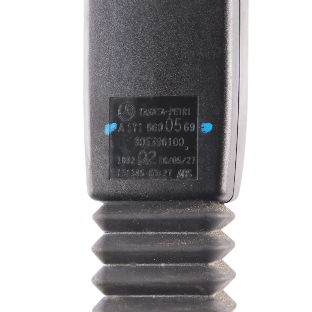 Tendeur de ceinture Boucle de siège avant gauche pour Mercedes SLK R171 à propos du numéro de pièce A1718600569 Mercedes SLK R171 Tendeur de ceinture Boucle de siège avant gauche - SKU A1718600569 - Numéro de pièce A1718600569
