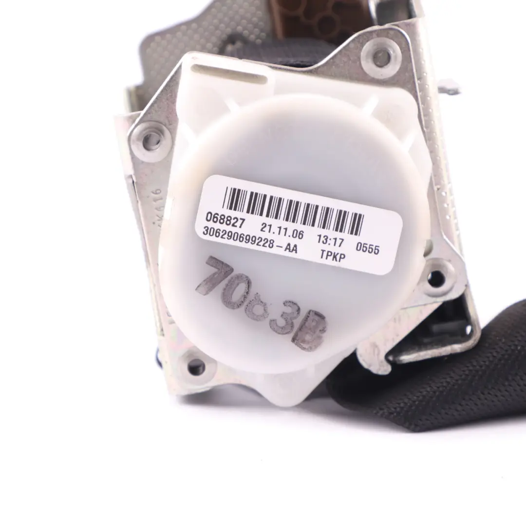 Belt Front Left N/S Upper Belt Black to Mercedes R171 Seat with Part number A1718600785 Mercedes R171 Seat Belt Front Left N/S Upper Belt Black - SKU A1718600785 - Part number A1718600785