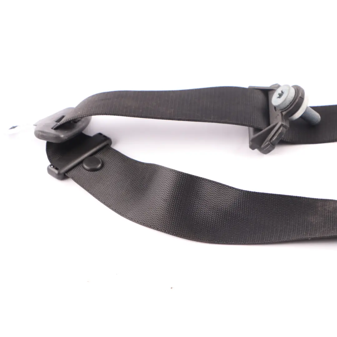 Belt Front Left N/S Upper Belt Black to Mercedes R171 Seat with Part number A1718600785 Mercedes R171 Seat Belt Front Left N/S Upper Belt Black - SKU A1718600785 - Part number A1718600785