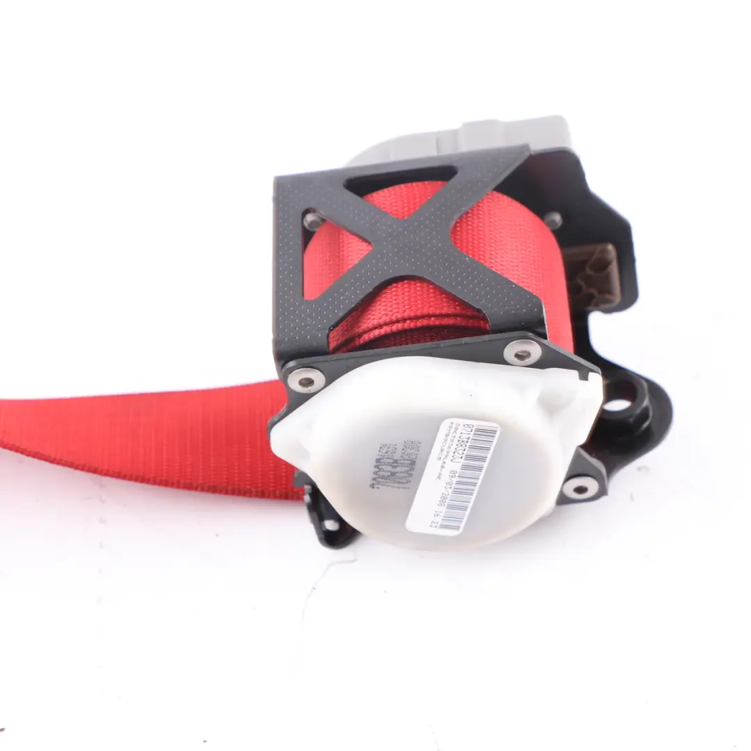 Belt Front Left N/S Upper Seatbelt Red to Mercedes SLK R171 Seat with Part number A1718601185 Mercedes SLK R171 Seat Belt Front Left N/S Upper Seatbelt Red - SKU A1718601185-1 - Part number A1718601185