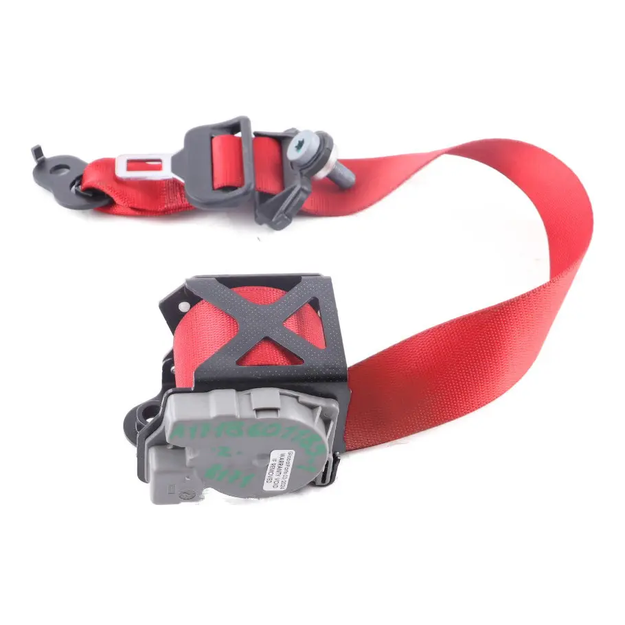 Mercedes SLK R171 Seat Belt Front Left N/S Upper Seatbelt Red - SKU A1718601185-1 - Part number A1718601185