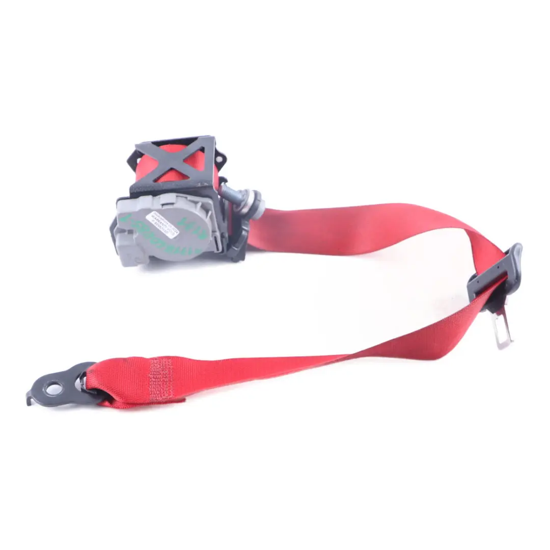 Belt Front Right O/S Upper Seatbelt Red to Mercedes SLK R171 Seat with Part number A1718601285 Mercedes SLK R171 Seat Belt Front Right O/S Upper Seatbelt Red - SKU A1718601285-1 - Part number A1718601285