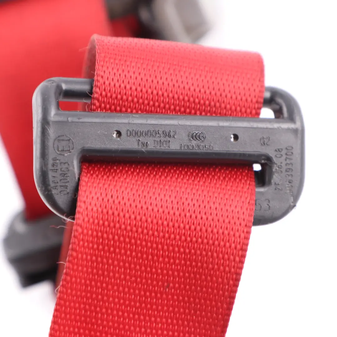 Mercedes SLK R171 Seat Belt Front Right O/S Upper Seatbelt Red - SKU A1718601285-1 - Part number A1718601285
