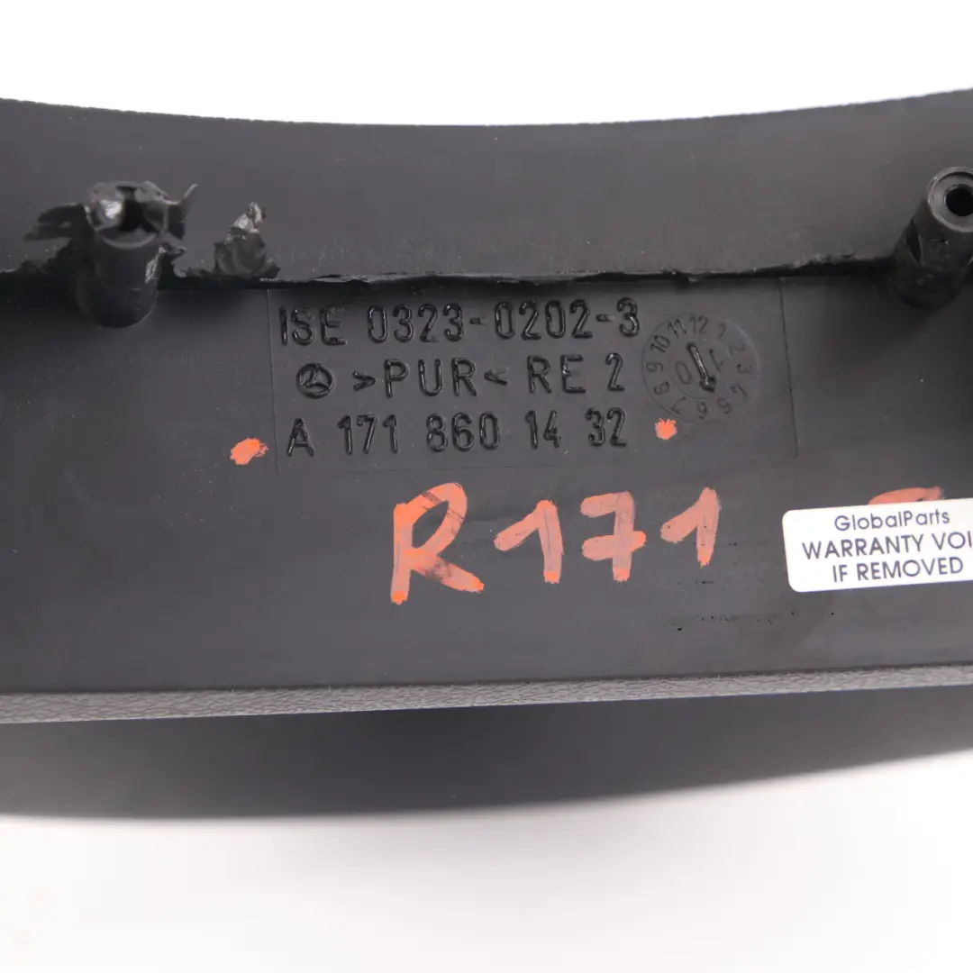 Mercedes SLK R171 Headrest Roll Over Bar Right O/S Black - SKU A1718601432 - Part number A1718601432