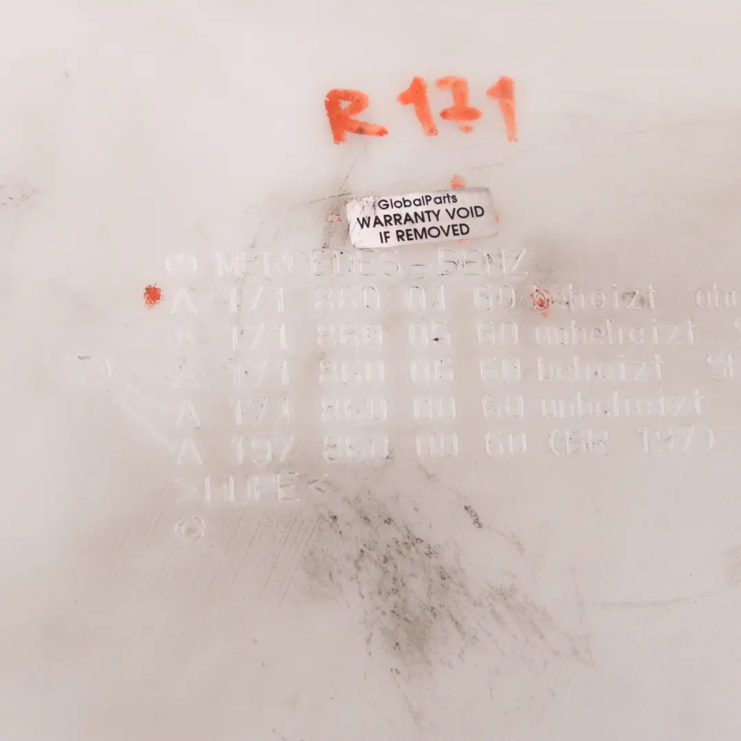 Lavaparabrisas Depósito Botella Tanque A1718600160 para Mercedes SLK R171 con número de pieza A1718690120 Mercedes SLK R171 Lavaparabrisas Depósito Botella Tanque A1718600160 - SKU A1718690120 - Número de pieza A1718690120