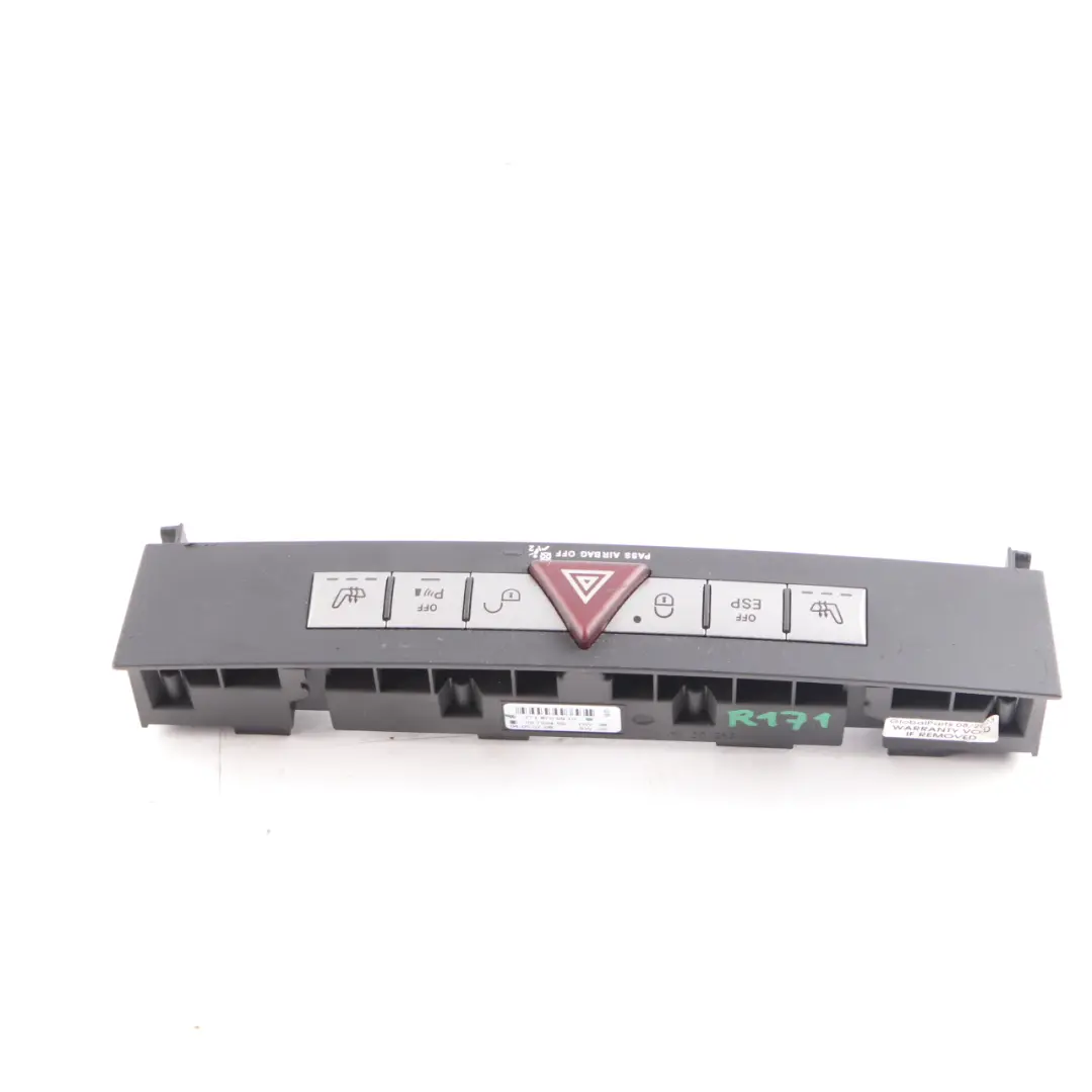 Mercedes R171 Luces emergencia Panel interruptores ESP Asientos calefactables - SKU A1718700910 - Número de pieza A1718700910