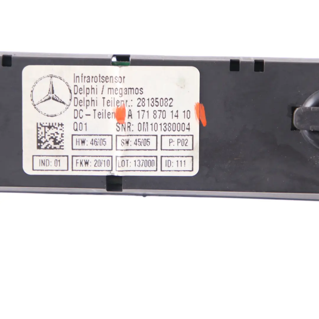 Mercedes SLK R171 Sistema allarme antifurto Modulo controllo tetto - SKU A1718701410 - Numero di parte A1718701410