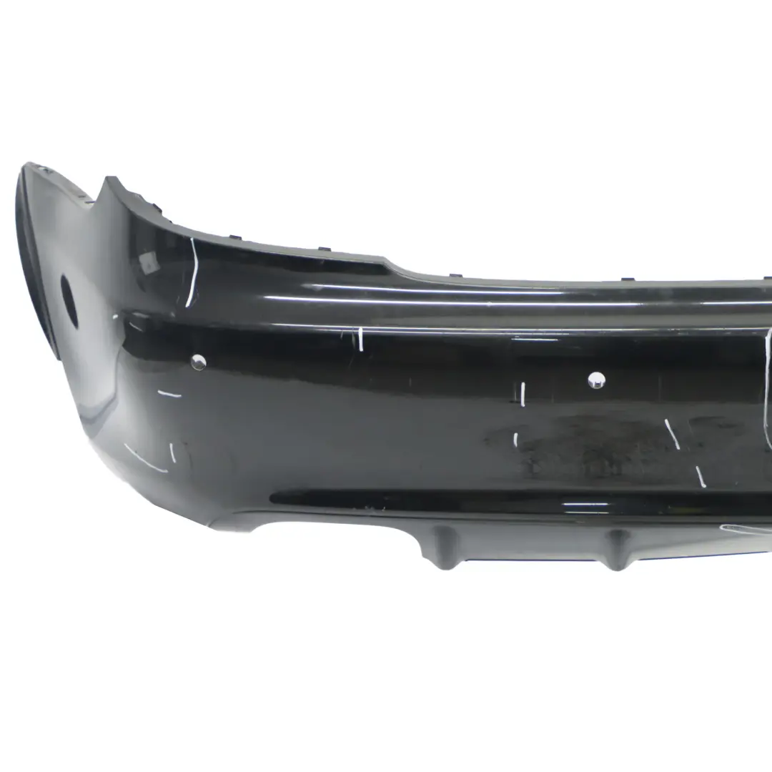 Bumper Trim Panel Covering Sport Obsidian Black - 197 to Mercedes SLK R171 Rear with Part number A1718800040 Mercedes SLK R171 Rear Bumper Trim Panel Covering Sport Obsidian Black - 197 - SKU A1718800040-OB1 - Part number A1718800040