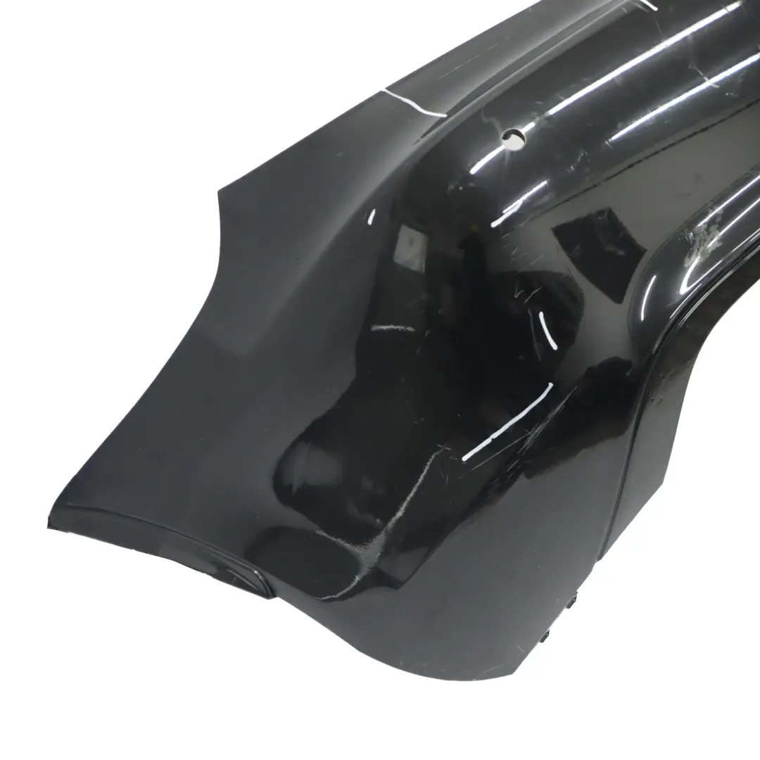 Bumper Trim Panel Covering Sport Obsidian Black - 197 to Mercedes SLK R171 Rear with Part number A1718800040 Mercedes SLK R171 Rear Bumper Trim Panel Covering Sport Obsidian Black - 197 - SKU A1718800040-OB1 - Part number A1718800040