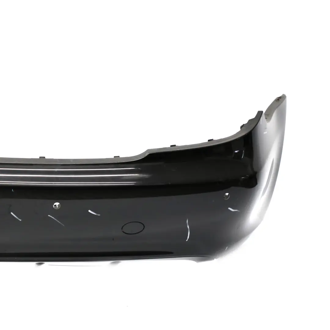 Bumper Trim Panel Covering Sport Obsidian Black - 197 to Mercedes SLK R171 Rear with Part number A1718800040 Mercedes SLK R171 Rear Bumper Trim Panel Covering Sport Obsidian Black - 197 - SKU A1718800040-OB - Part number A1718800040