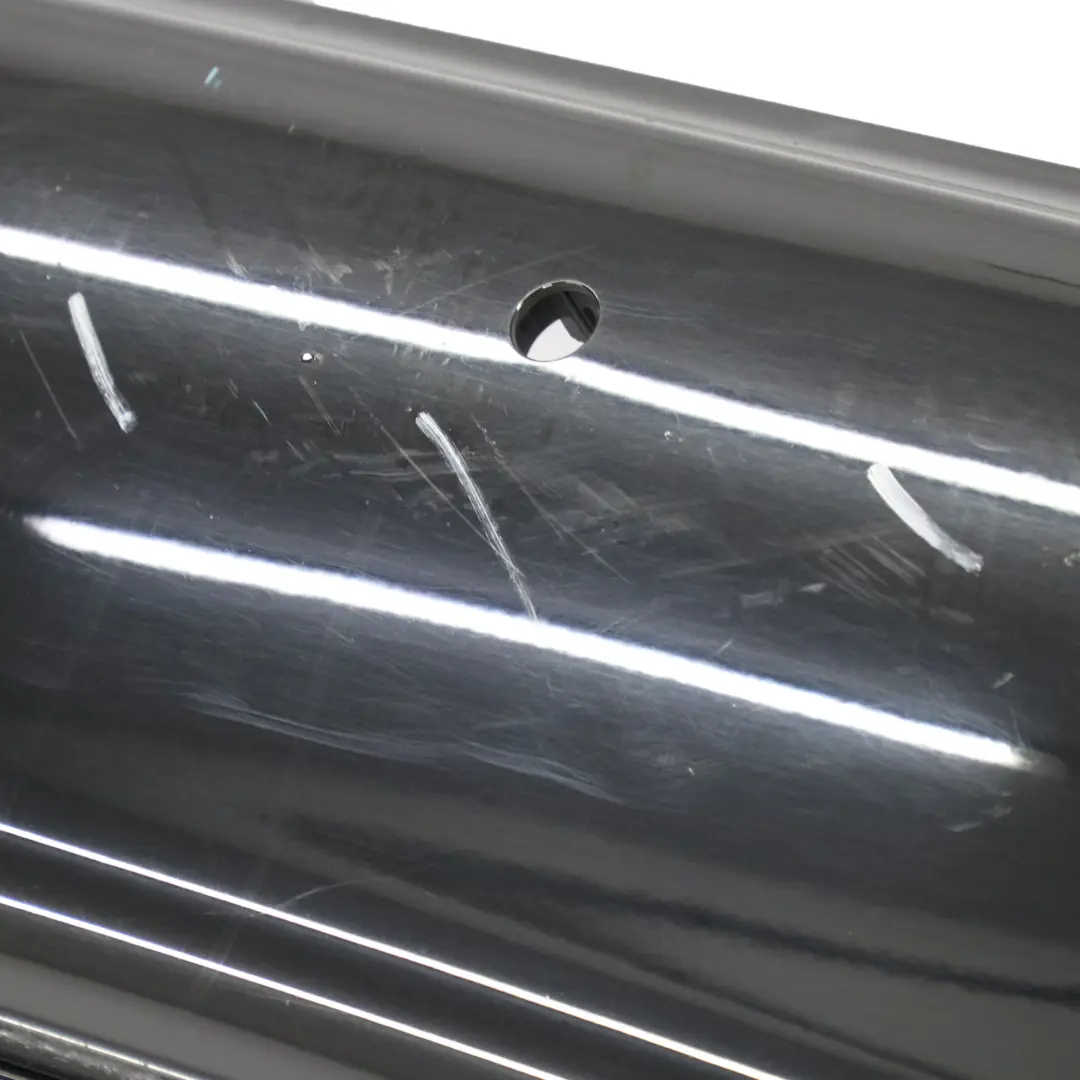 Bumper Trim Panel Covering Sport Obsidian Black - 197 to Mercedes SLK R171 Rear with Part number A1718800040 Mercedes SLK R171 Rear Bumper Trim Panel Covering Sport Obsidian Black - 197 - SKU A1718800040-OB - Part number A1718800040