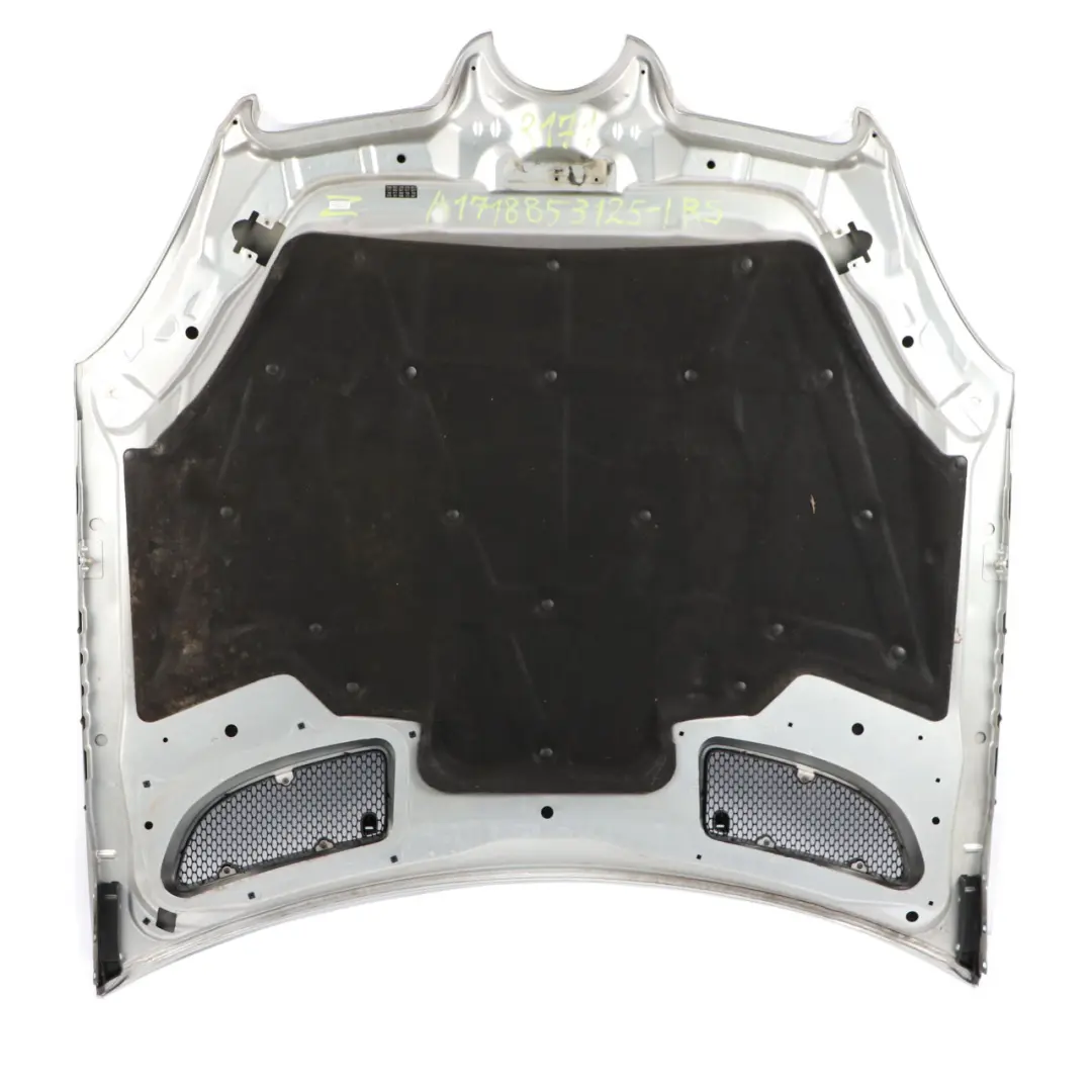 Hood Bonnet Trim Panel Engine Cover Iridium Silver - 775 to Mercedes SLK R171 with Part number A1718800057 Mercedes SLK R171 Hood Bonnet Trim Panel Engine Cover Iridium Silver - 775 - SKU A1718800057-IRS - Part number A1718800057