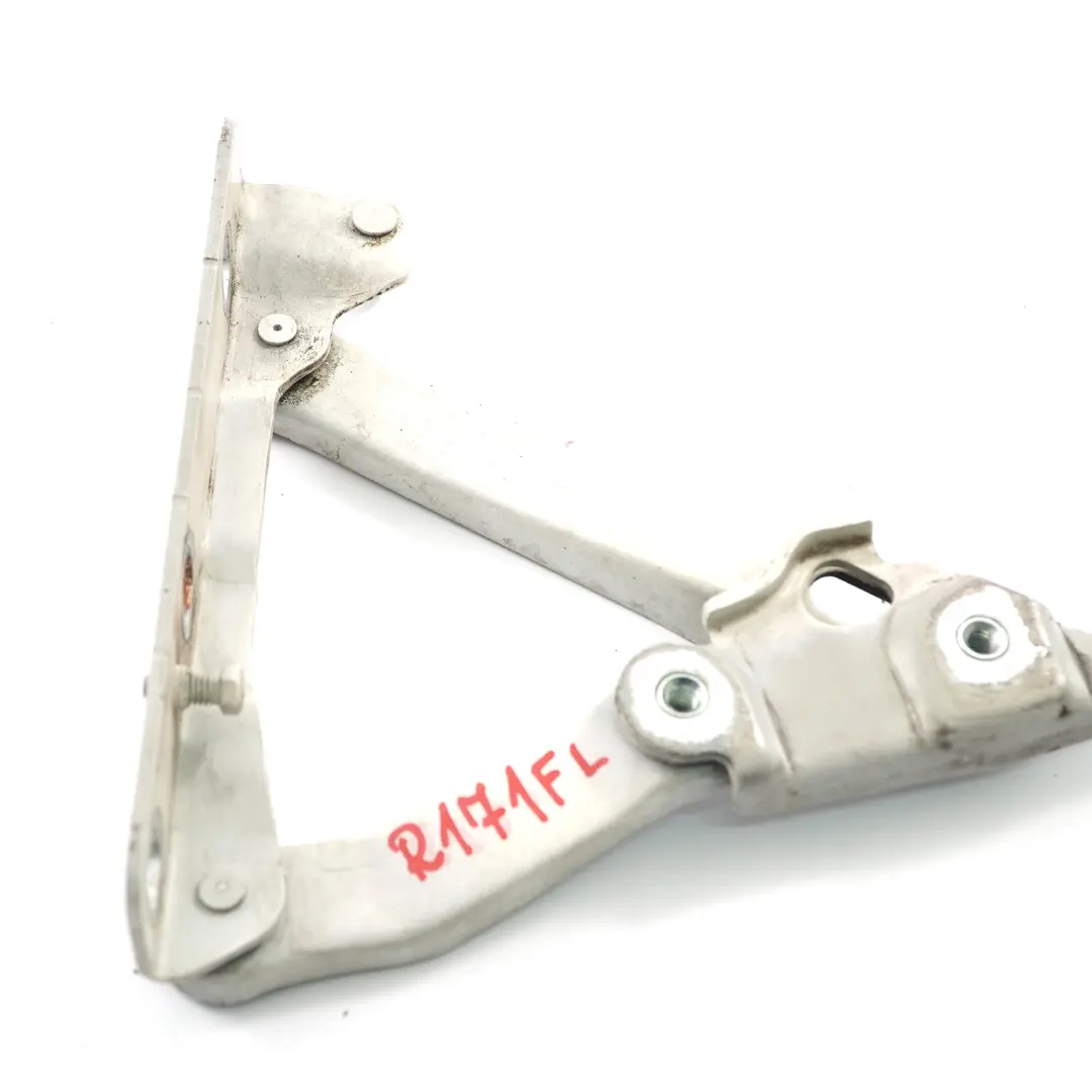 Hood Bonnet Hinge Front Left N/S Calcite White - 650 to Mercedes R171 with Part number A1718800128 Mercedes R171 Hood Bonnet Hinge Front Left N/S Calcite White - 650 - SKU A1718800128-CW - Part number A1718800128